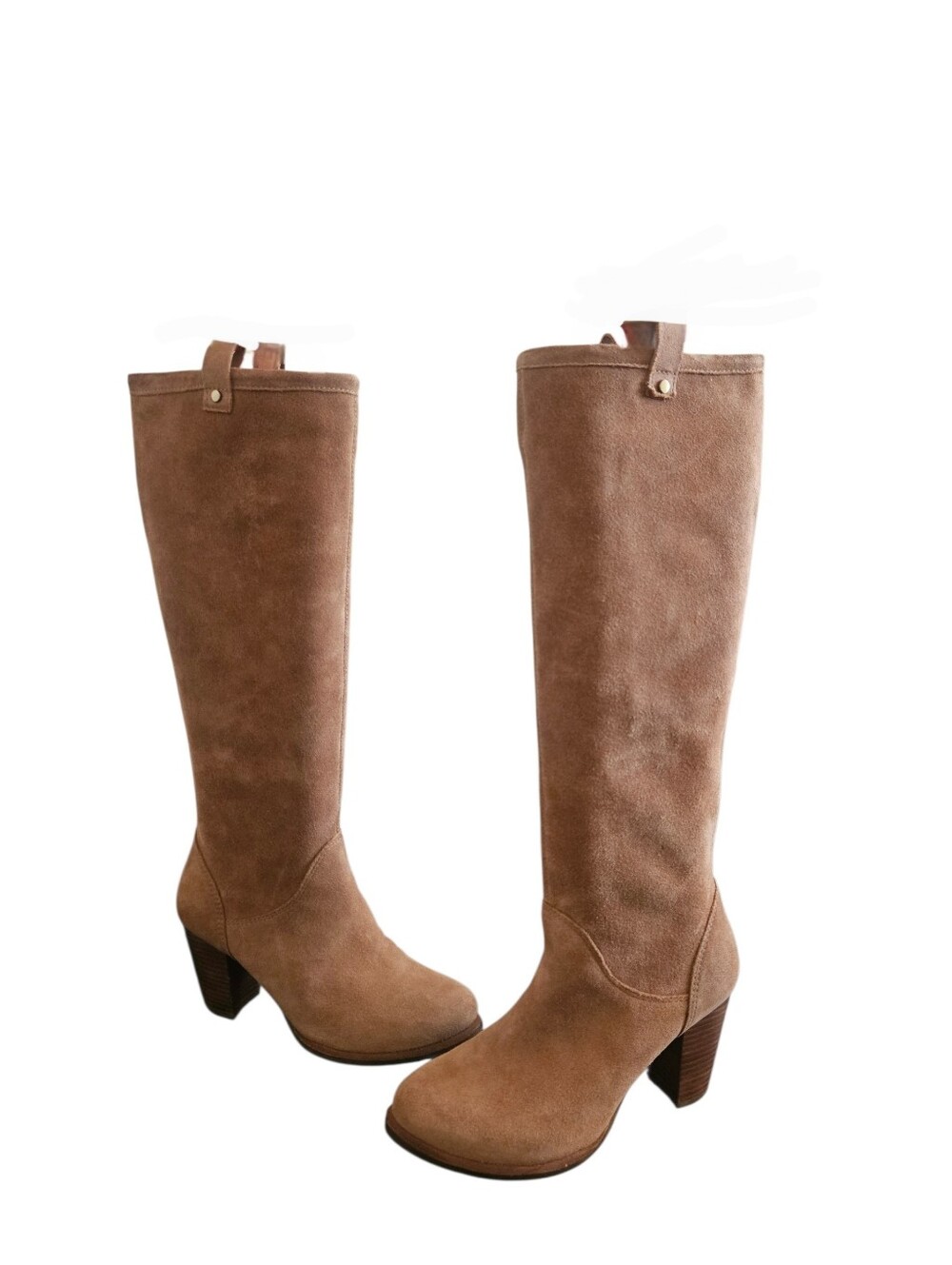UGG Ava Women's Tall Chestnut Suede Leather Knee Boots Size 6